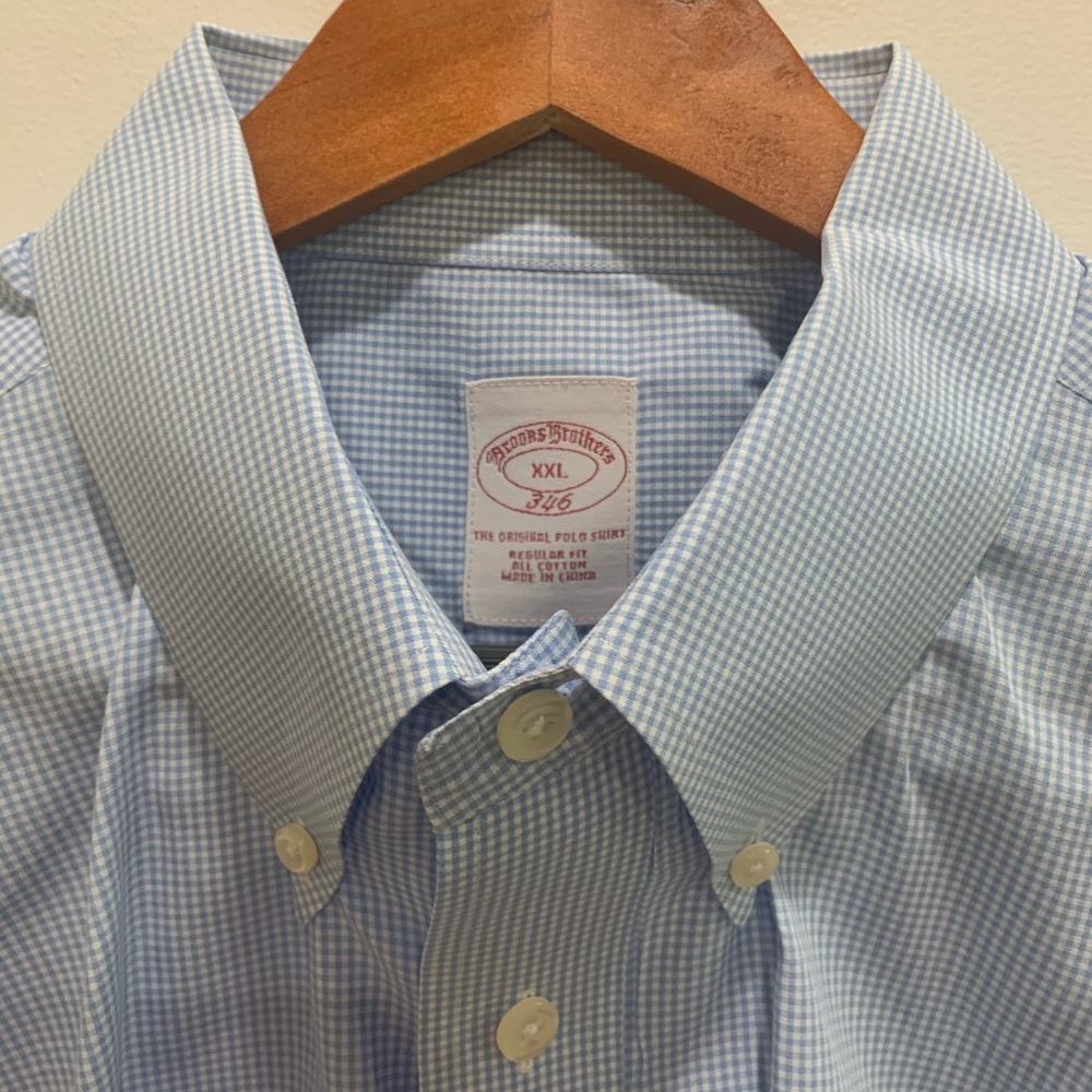 Brooks Brothers s-sleeve casual button down XXL